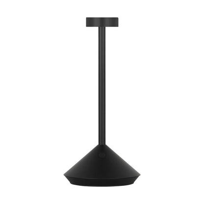 Visual Comfort Modern Moneta Short Accent Rechargeable Table Lamp Black