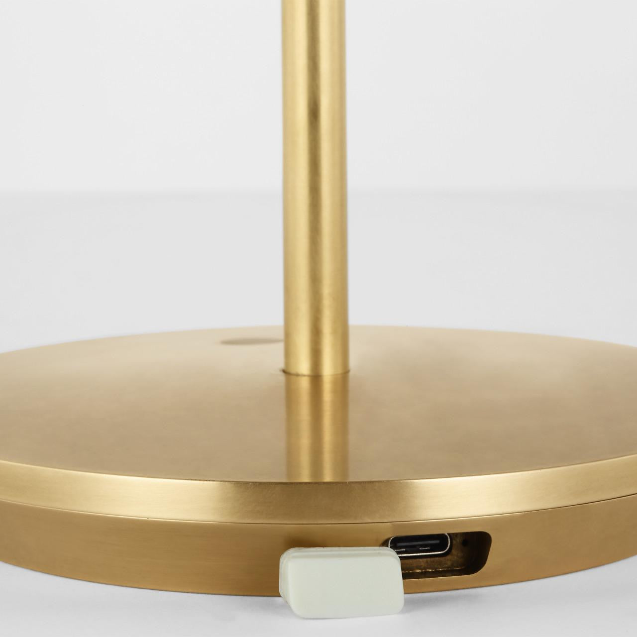 Visual Comfort & Co. Modern Collection Nevis Short Accent Rechargeable Table Lamp