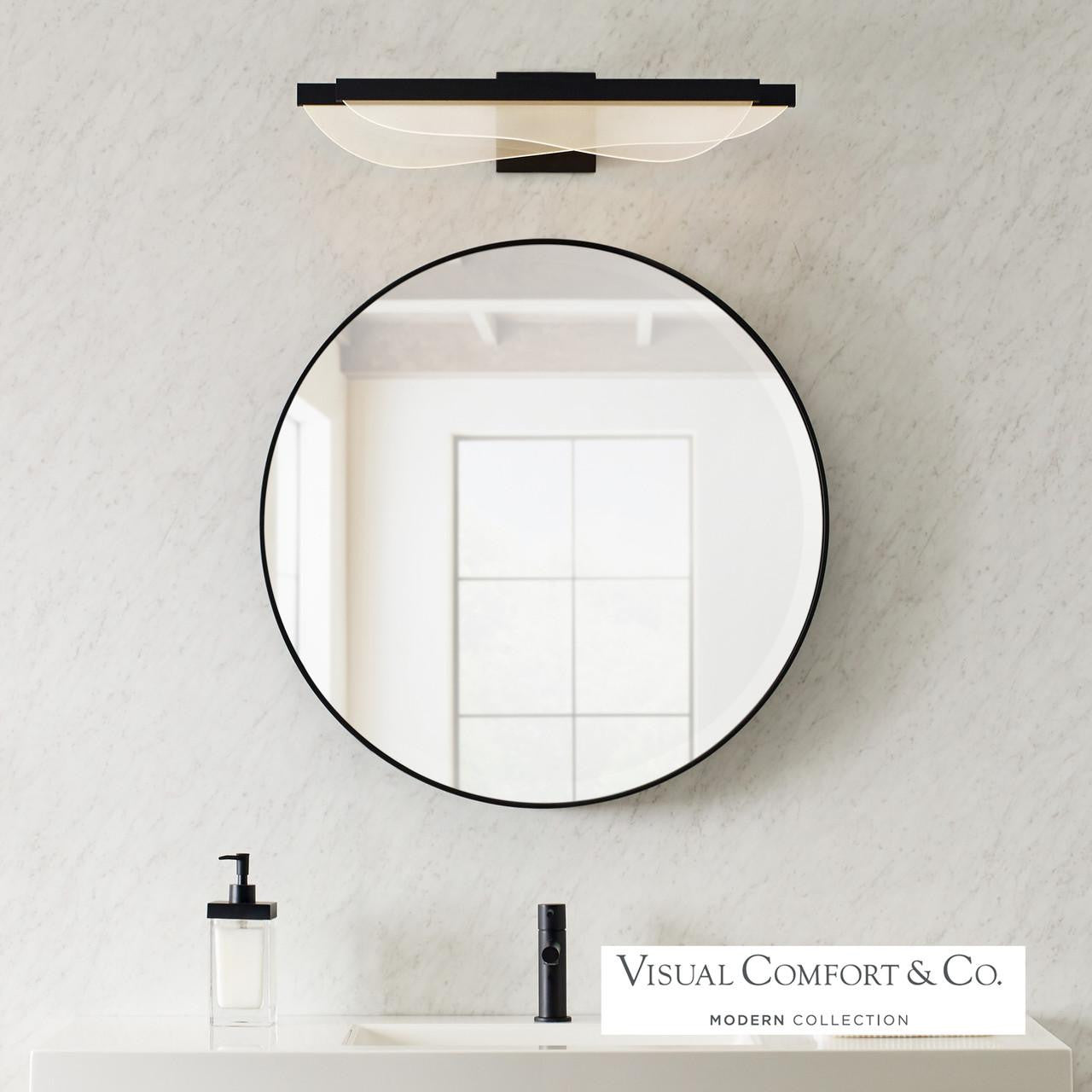 Visual Comfort Modern Nyra Bath Sconce Brass