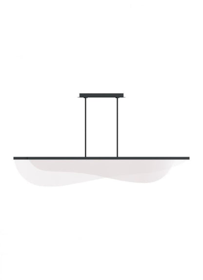 Visual Comfort Modern Nyra Linear Suspension Black