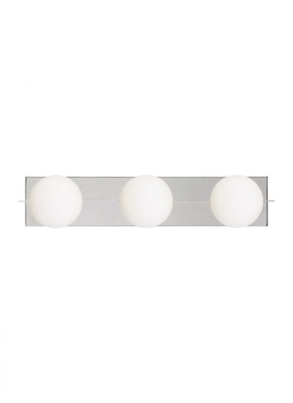 Visual Comfort & Co. Modern Collection Orbel Bath Vanity, 3-Light, Natural Brass, 24"L (700BCOBL3NB 70PKH4H)