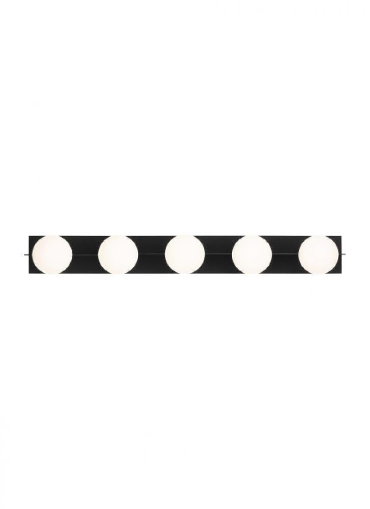 Visual Comfort Modern Orbel Bath Vanity Matte Black