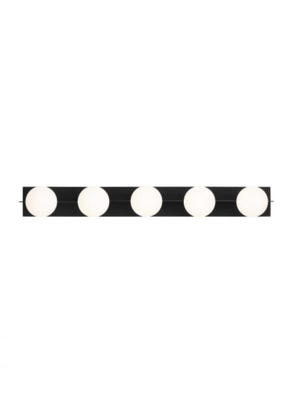 Visual Comfort Modern Orbel Bath Vanity Matte Black