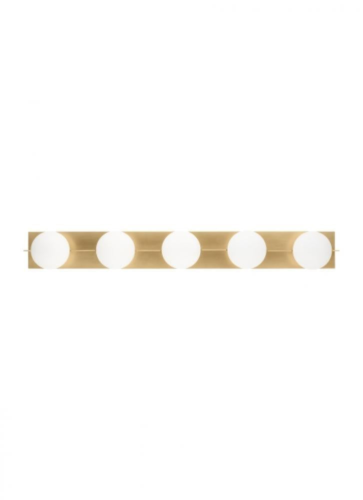 Visual Comfort Modern Orbel Bath Vanity Natural Brass