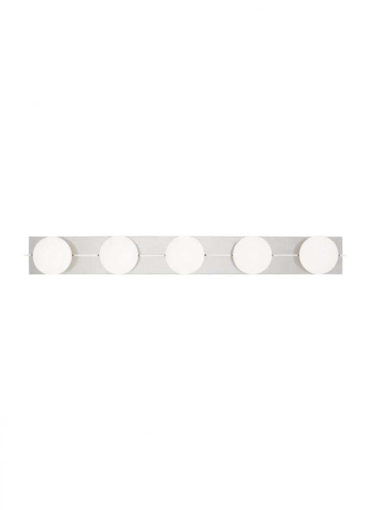 Visual Comfort Modern Orbel Bath Vanity Polished Nickel