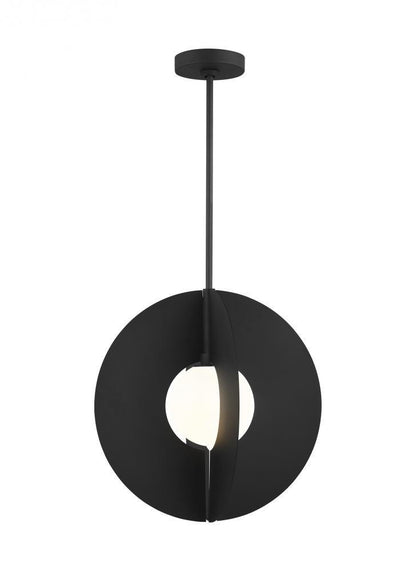 Visual Comfort & Co. Modern Collection Orbel Round Grande Pendant, 1-Light, Natural Brass, 22"W (700TDOBLRGNB 70PGAL3)