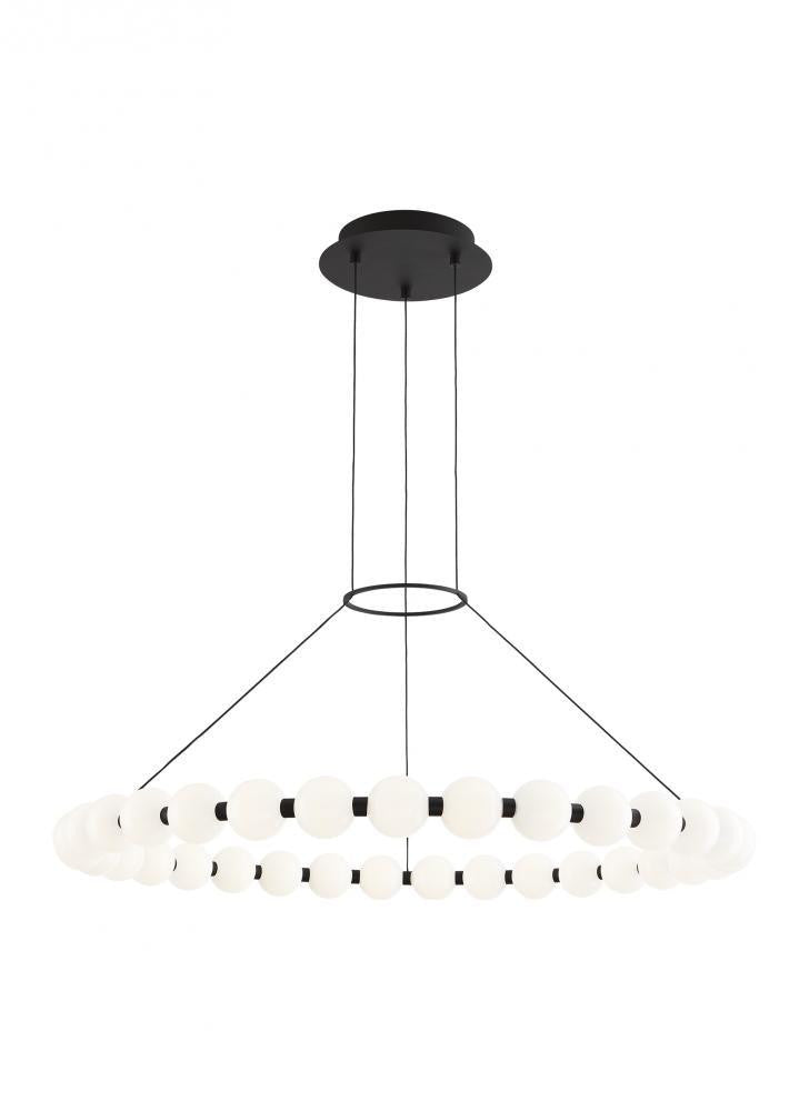 Visual Comfort Modern Orbet Chandelier Black