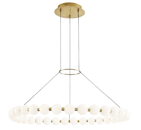 Visual Comfort Modern Orbet Chandelier Brass