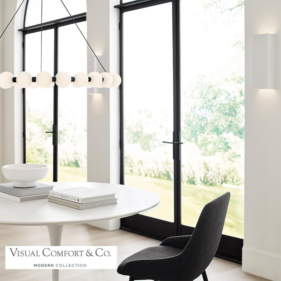Visual Comfort Modern Orbet Chandelier Nickel