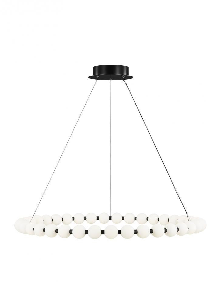 Visual Comfort Modern Orbet Chandelier Black