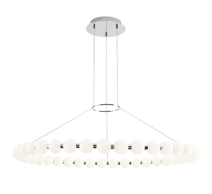 Visual Comfort Modern Orbet Chandelier Nickel