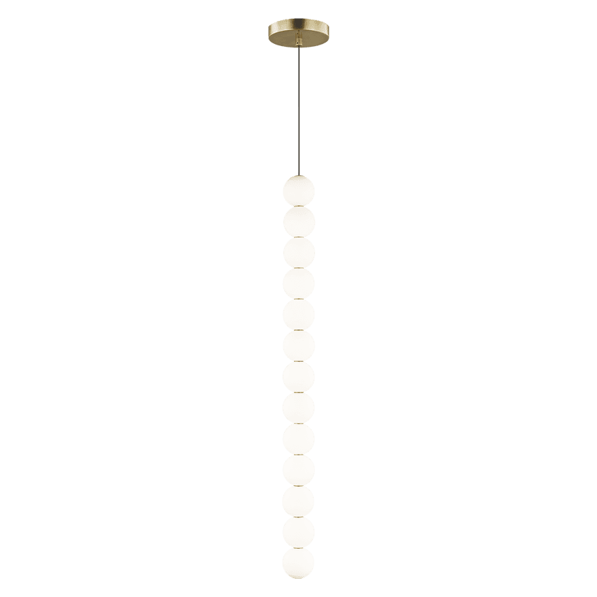 Visual Comfort Modern Orbet Pendant Brass