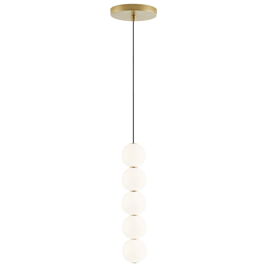 Visual Comfort Modern Orbet Pendant Brass