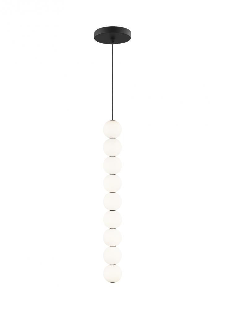 Visual Comfort & Co. Modern Collection Orbet Pendant, 9-Light, LED, Black, 24.2"H (700TDOBT9B-LED927 70PGALK)
