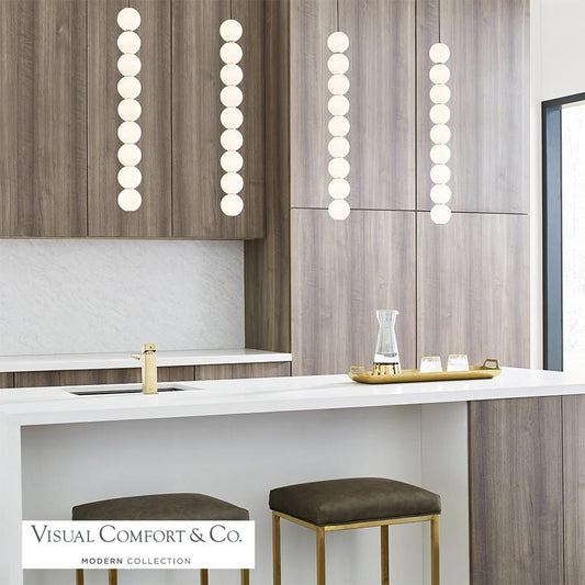 Visual Comfort Modern Orbet Pendant Black