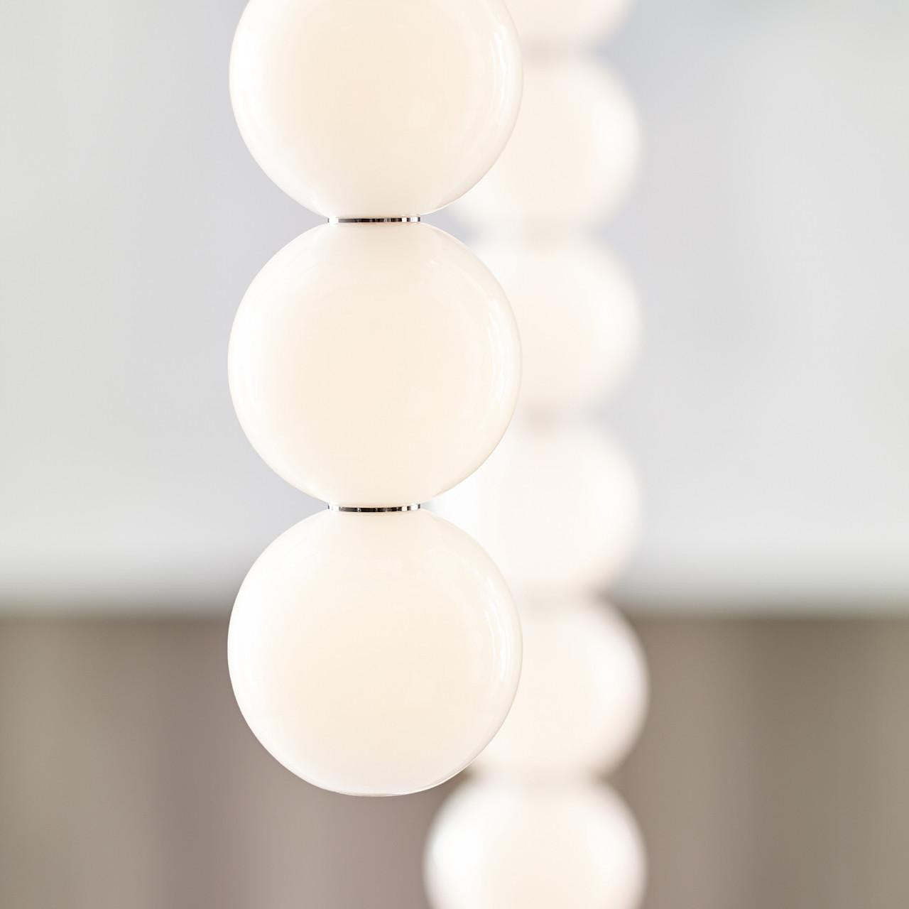 Visual Comfort & Co. Modern Collection Orbet Pendant, 9-Light, LED, Nickel, 24.2"H (700TDOBT9N-LED927 70PGALL)