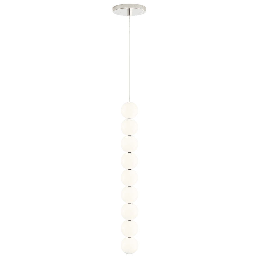 Visual Comfort & Co. Modern Collection Orbet Pendant, 9-Light, LED, Nickel, 24.2"H (700TDOBT9N-LED927 70PGALL)