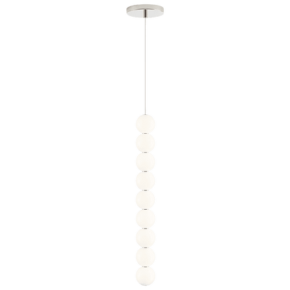 Visual Comfort & Co. Modern Collection Orbet Pendant, 9-Light, LED, Nickel, 24.2"H (700TDOBT9N-LED927 70PGALL)