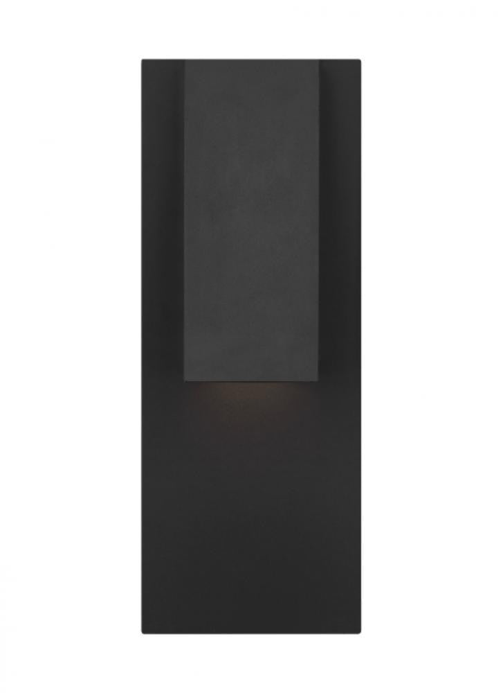 Visual Comfort & Co. Modern Collection Peak Outdoor Wall Sconce, 1-Light, LED, Black, 13"H (700WSPEAKB-LEDWD 70PKH50)