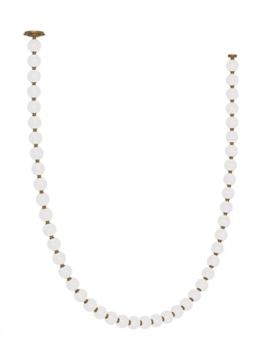 Visual Comfort Modern Perle Chandelier Natural Brass