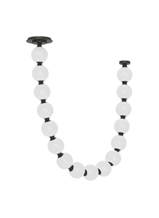 Visual Comfort Modern Perle Pendant Dark Bronze