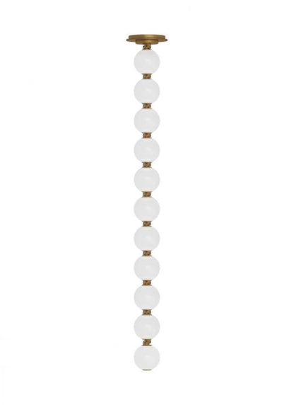 Visual Comfort Modern Perle Pendant Natural Brass
