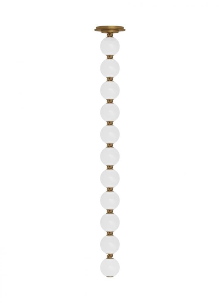 Visual Comfort Modern Perle Pendant Natural Brass