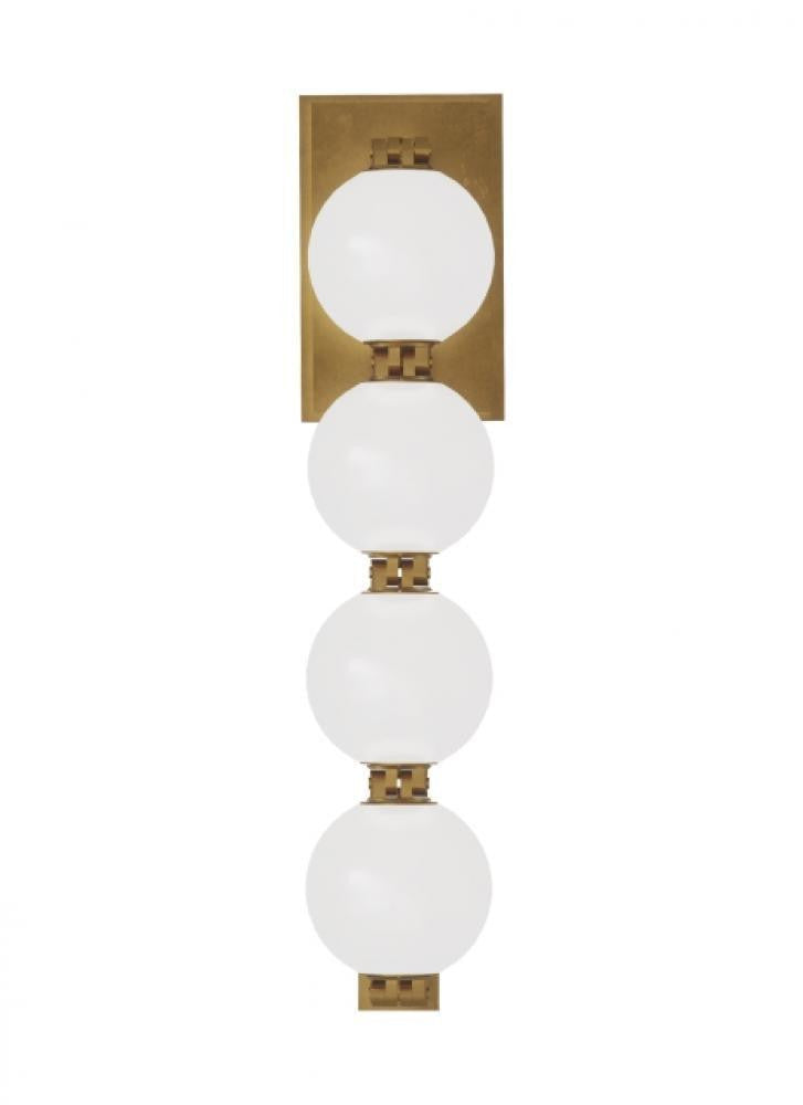 Visual Comfort Modern Perle Wall Sconce Natural Brass