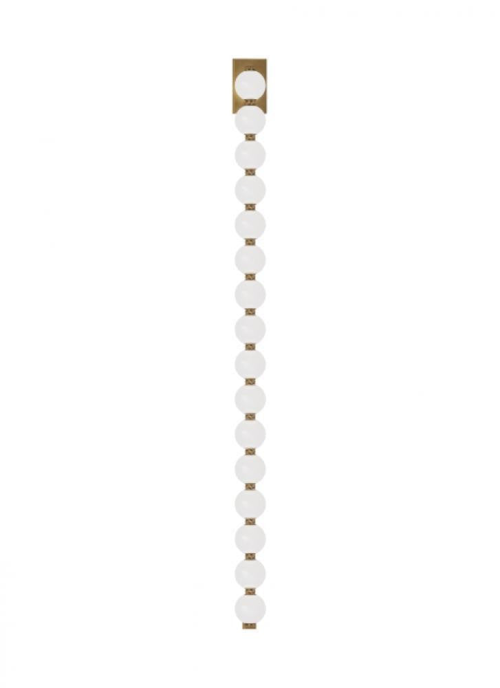 Visual Comfort Modern Perle Wall Sconce Natural Brass