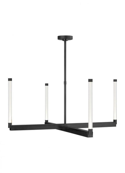 Visual Comfort & Co. Modern Collection Phobos Large Chandelier, 4-Light, LED, Dark Bronze, 36"W (700PHB36BZ-LED927 70PGJEU)