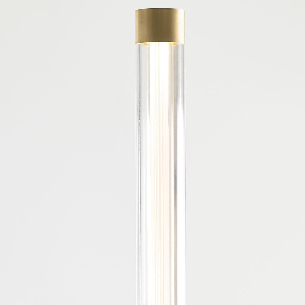 Visual Comfort & Co. Modern Collection Phobos Large Chandelier, 4-Light, LED, Natural Brass, 36"W (700PHB36NB-LED927 70PGDKY)