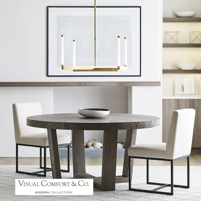 Visual Comfort & Co. Modern Collection Phobos Large Chandelier, 4-Light, LED, Natural Brass, 36"W (700PHB36NB-LED927 70PGDKY)