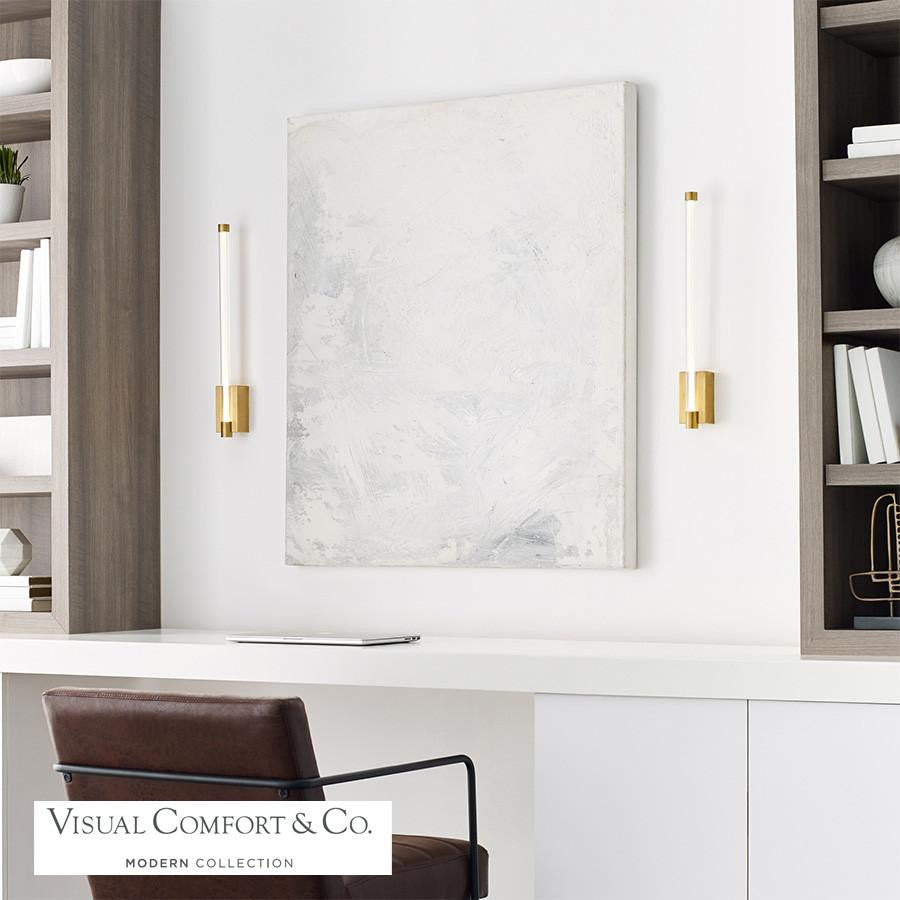 Visual Comfort Modern Phobos Wall Sconce Dark Bronze