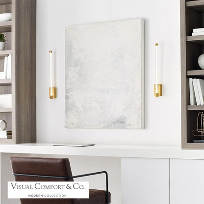 Visual Comfort Modern Phobos Wall Sconce Dark Bronze