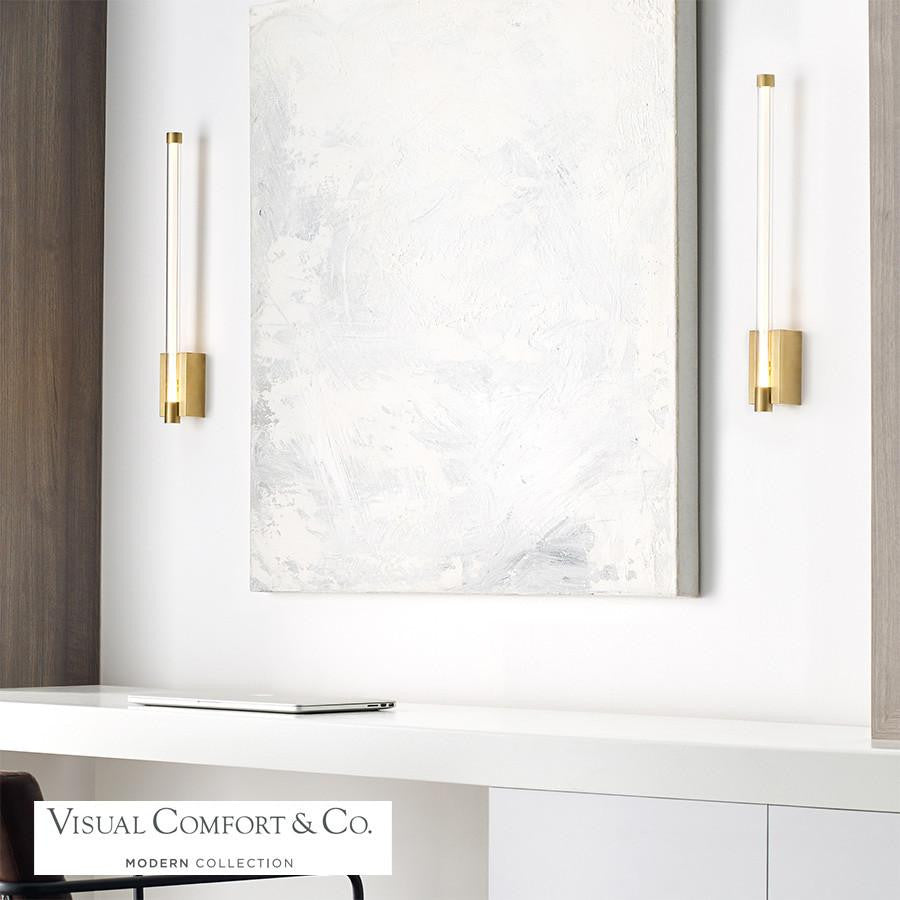 Visual Comfort Modern Phobos LED Wall Sconce 277V Dark Bronze