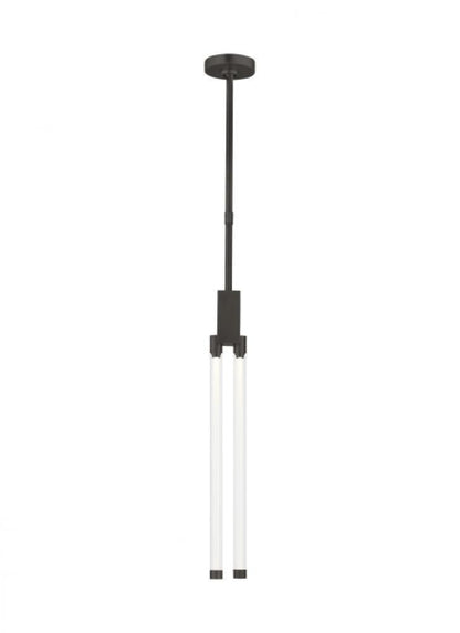 Visual Comfort & Co. Modern Collection Phobos Small Pendant, 1-Light, LED, Dark Bronze, 24"H (700TDPHB224BZ-LED927 70PKD91)