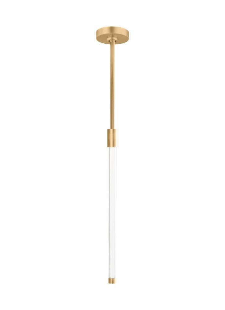 Visual Comfort Modern Phobos Small Pendant Natural Brass