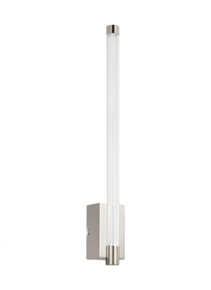 Visual Comfort & Co. Modern Collection Phobos Wall Sconce, 1-Light, LED, Polished Nickel, 20.7"H (700WSPHB21N-LED927 70PKE72)