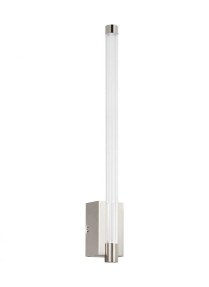 Visual Comfort & Co. Modern Collection Phobos Wall Sconce, 1-Light, LED, Polished Nickel, 20.7"H (700WSPHB21N-LED927 70PKE72)