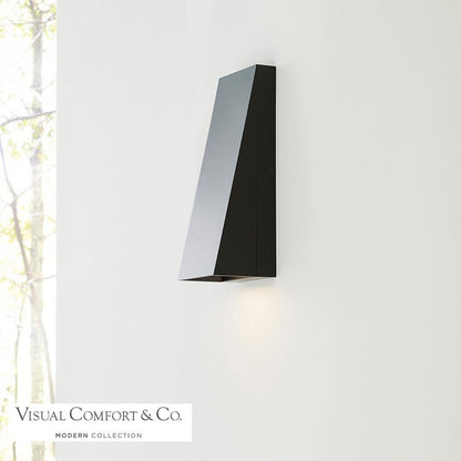 Visual Comfort Modern Pitch Outdoor Wall Mount Bronze