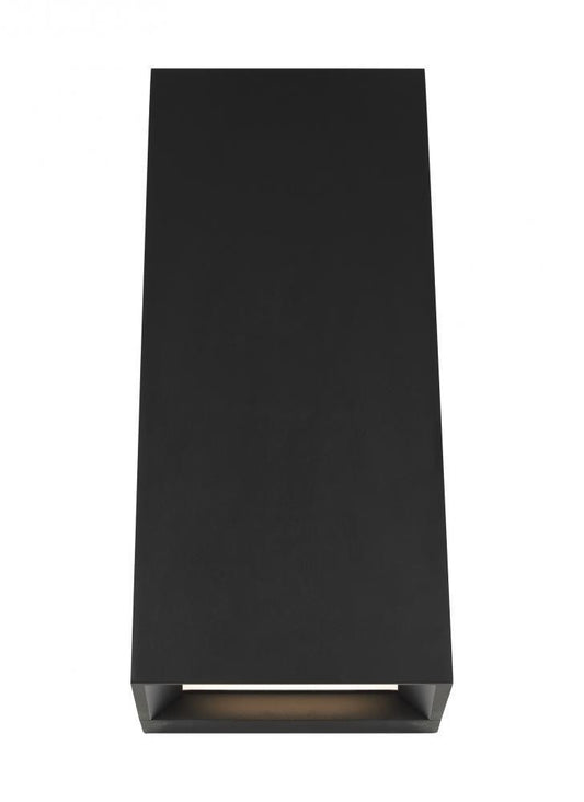 Visual Comfort Modern Pitch Outdoor Wall Mount Black
