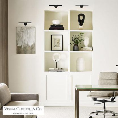 Visual Comfort Modern Plural Dome Picture Light Natural Brass