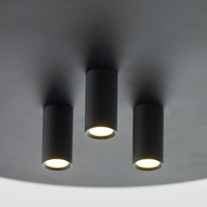 Visual Comfort Modern Ponte LED Flush Mount 277V Black