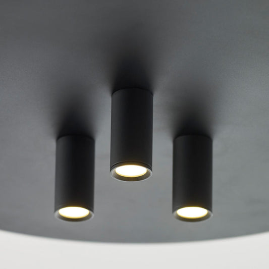 Visual Comfort Modern Ponte LED Flush Mount 277V Black