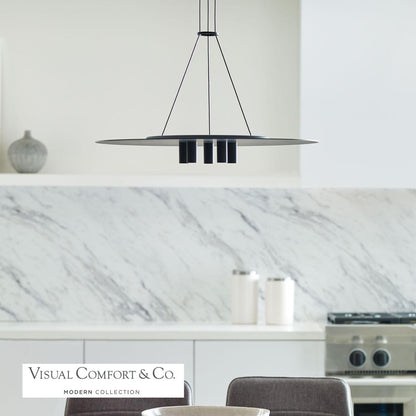 Visual Comfort Modern Ponte Pendant Brass