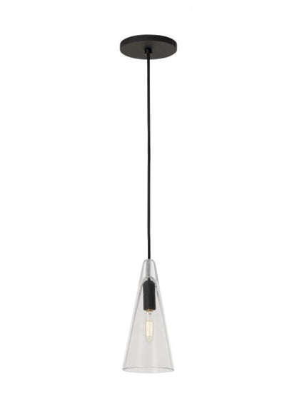 Visual Comfort Modern Selina Small Accent Pendant Nightshade Black