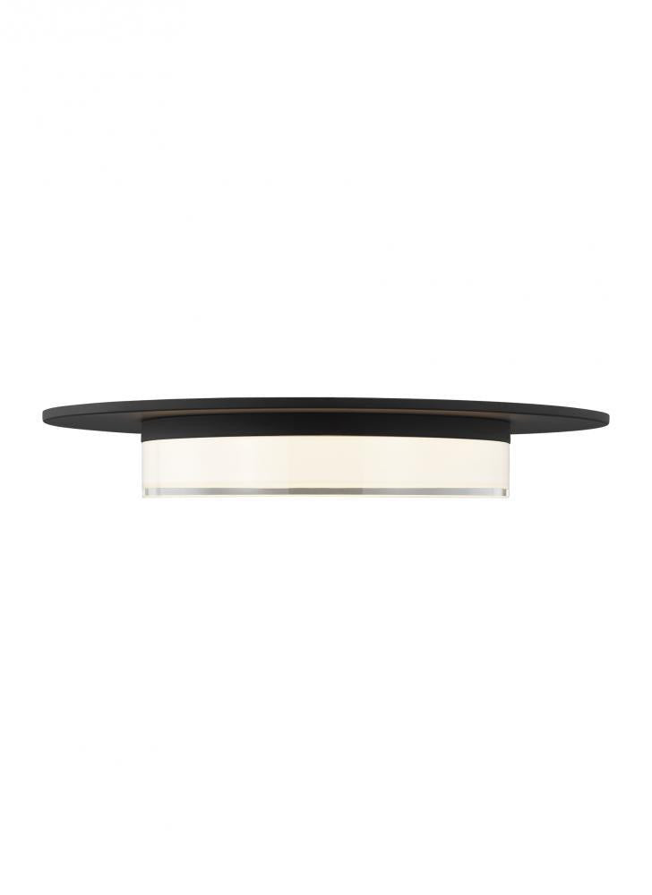 Visual Comfort Modern Sen Flush Mount Black