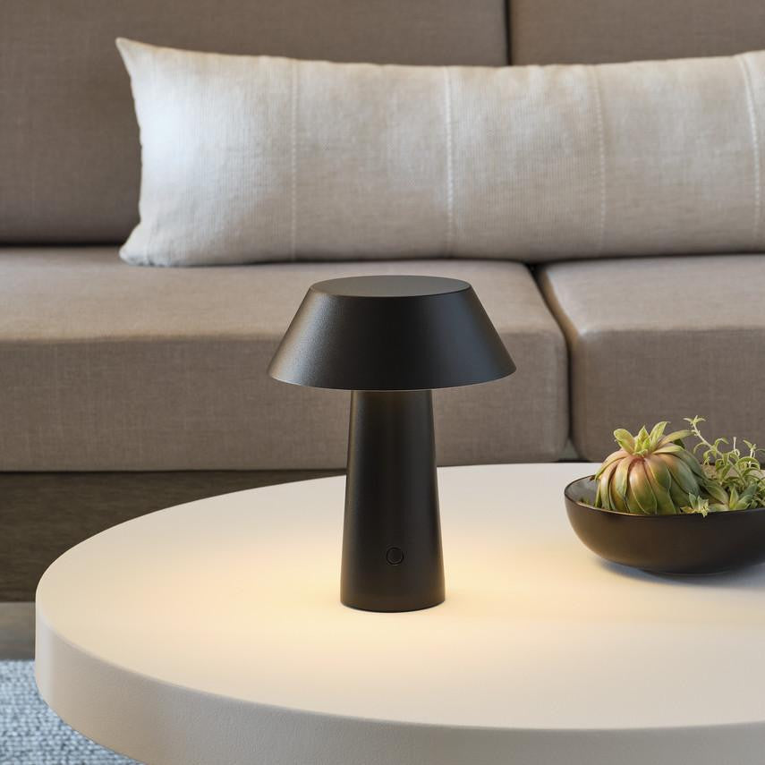 Visual Comfort & Co. Modern Collection Sesa Short Accent Rechargeable Table Lamp