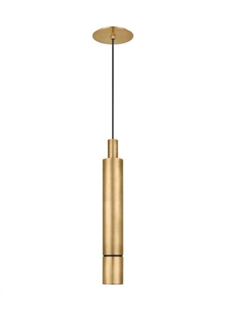 Visual Comfort Modern Sottile Large Pendant Natural Brass