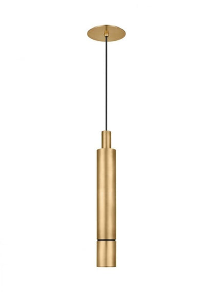 Visual Comfort Modern Sottile Large Pendant Natural Brass